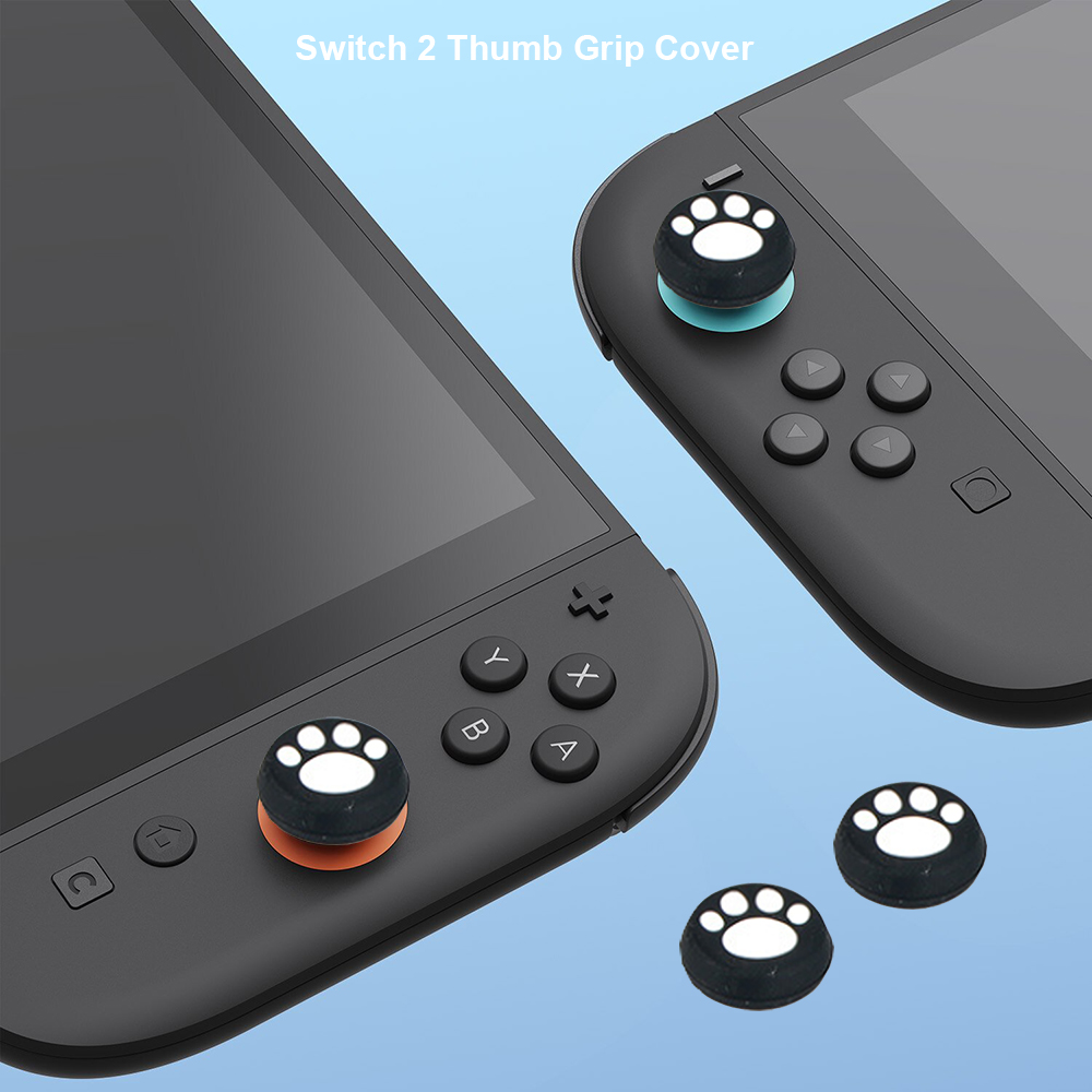Gaming Accessories Nintendo Switch - 4 pezzi carino gatto artiglio silicone