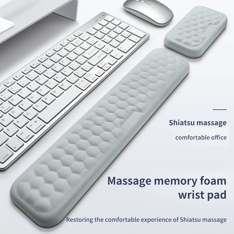 Wrist Rest Ergonomic - Poggiapolsi per tastiera con poggiapolsi per