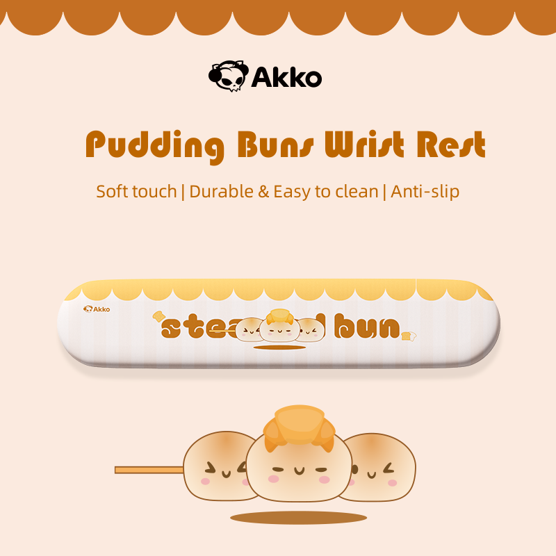 Akko Pudding Buns Tastiera pog - Wrist Rest Ergonomic recensione e prezzo