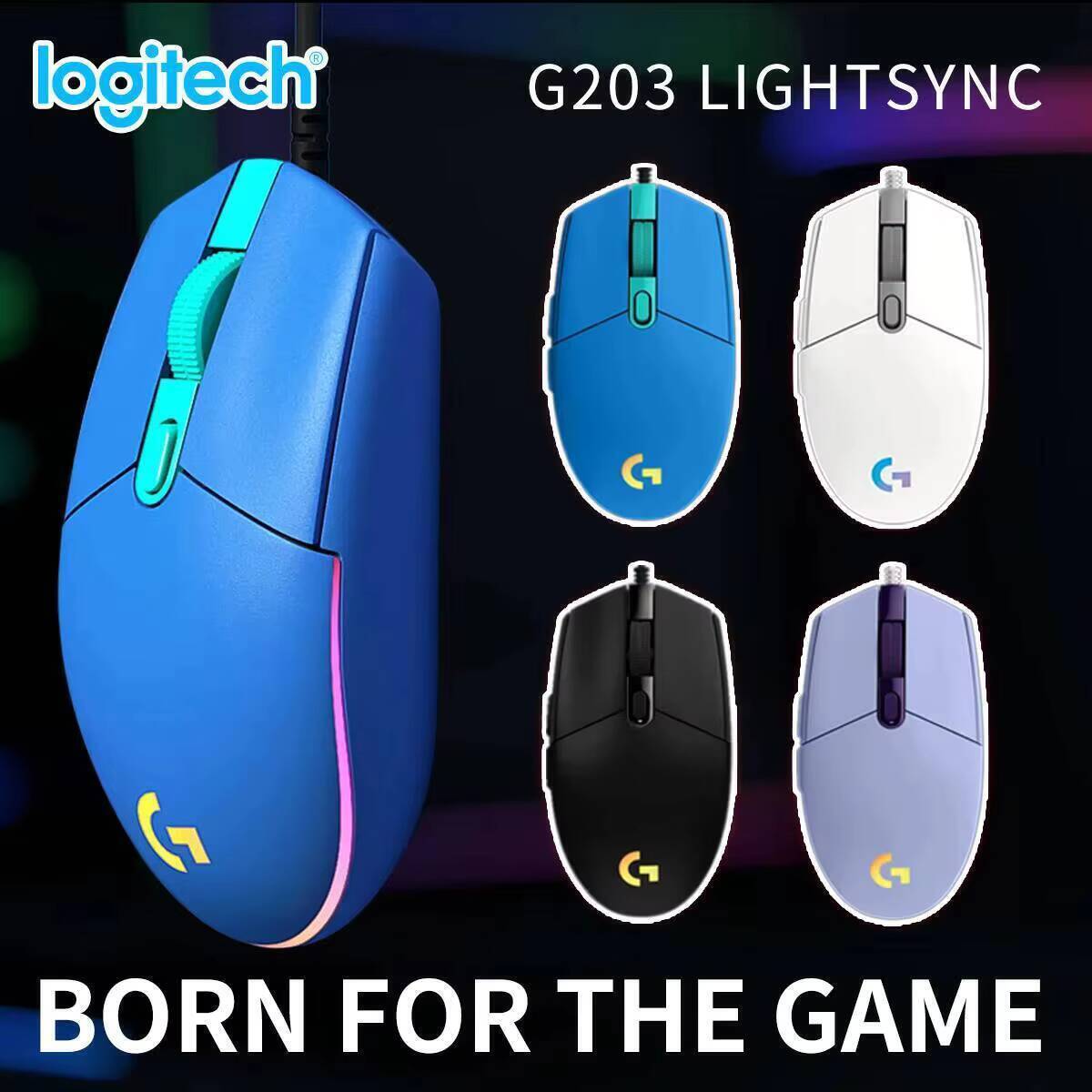 Mouse Cablato Logitech G203 LI - Logitech Mouse G203 recensione e prezzo