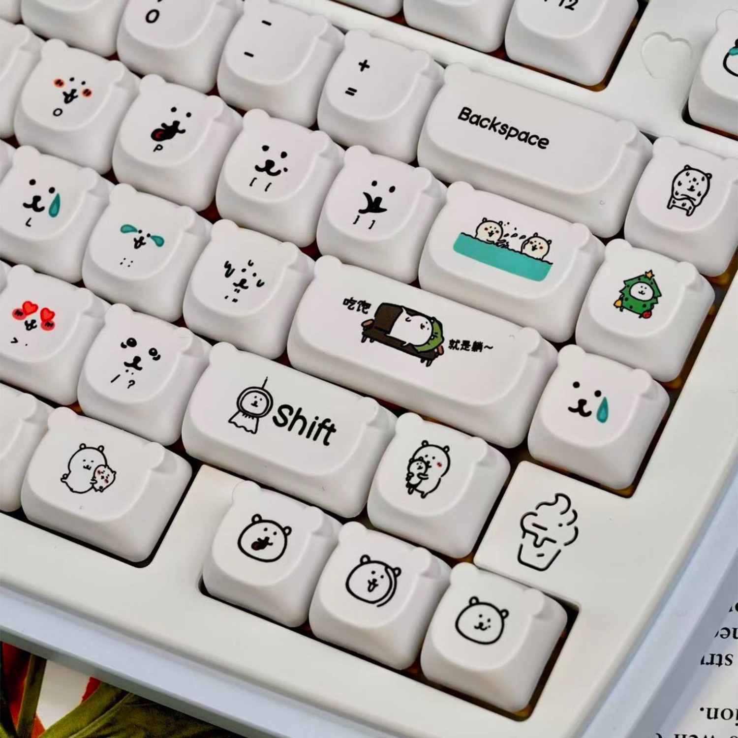 Keycap PBT a forma di orsetto  - Gaming Accessories In Japan recensione e prezzo