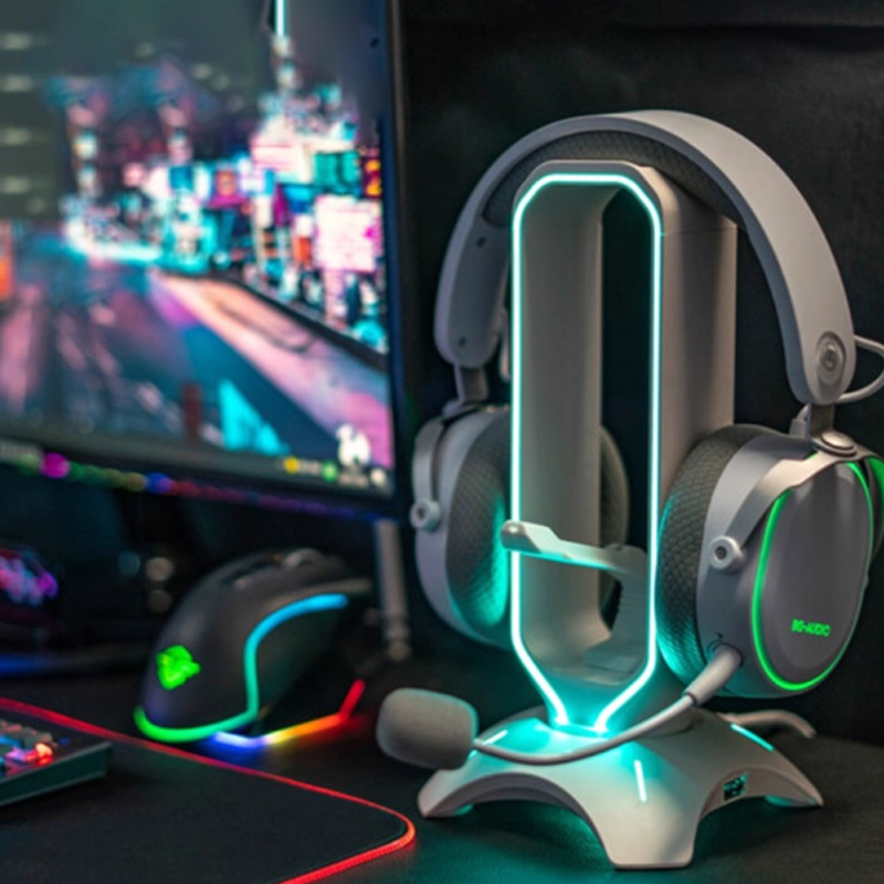 Supporto per cuffie RGB con su - Headset Stand Rgb recensione e prezzo