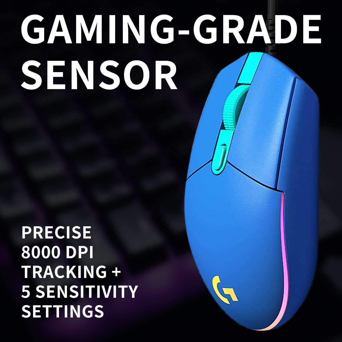 Mouse da gioco cablato Logitec - Logitech Mouse G203 recensione e prezzo