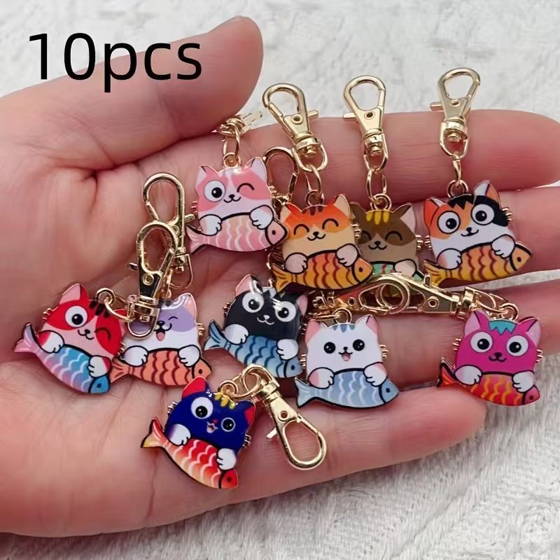 Portachiavi con gatto stampato - Gaming Accessories Gifts recensione e prezzo